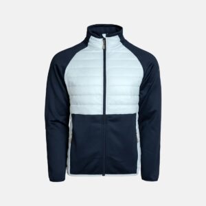 SF-002 softshell fabric with nylon padded jacket