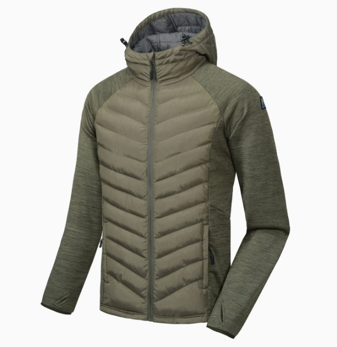 SF-014 Breathable Light Weight Padded Outdoor Sports Jacket Mountain Climbing Jacket with Undetachable Hood