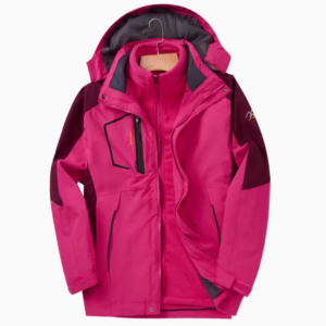 OW-005 2 in 1 Waterproof Windbreaker Jacket – Lightweight Detachable Hood for Outdoor Sports