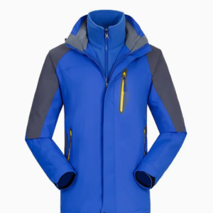 OW-006 Men's Waterproof Windbreaker Jacket - Lightweight Detachable Hood for Outdoor Sports