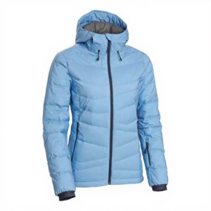 PD-012 Winter Hooded Padded Jacket with Plush Lining Template quilting