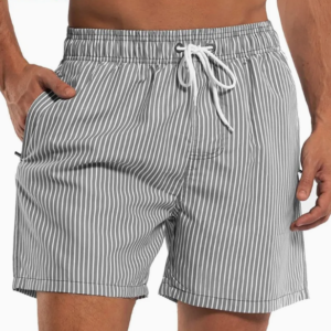 PS-008 Stripe fabric beach shorts