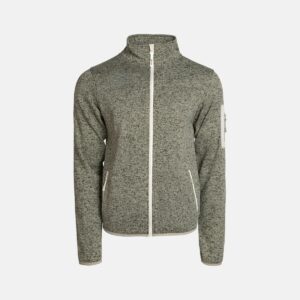 SF-006 100% Polyester Recycled Full Zip Melange Fleece Jacket