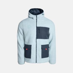 SF-003 Teddy High Pile Fleece Crop Zip Jacket