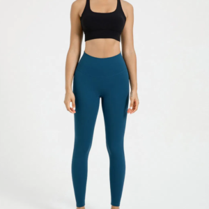 SY-005 Yogawear Short Sleeves Top Cross Waist Leggings