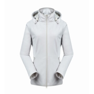 SF-012 Womens softshell jacket 95%polyester 5%spandex back side with brushed