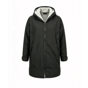 PD-015 Waterproof Windproof Parka Thicken Sherpa Fleece Dry Waterproof Changing Robe with Hood