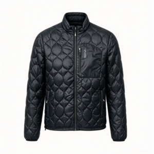PD-013 OEM Custom Design Men's Retro Waterproof Padded Quilted Down Jacket